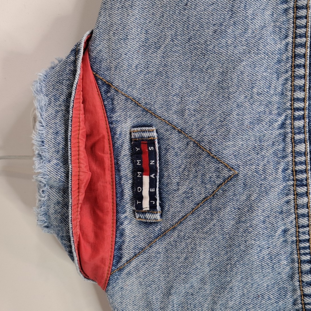 Destroyed Tommy Jean Jacket Size XL - Picture 6 of 17